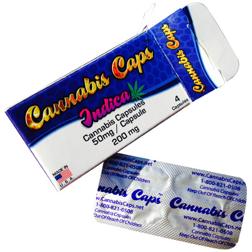 Indica Capsules by Cannabis Caps