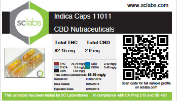 Cannabis Caps Lot 11011