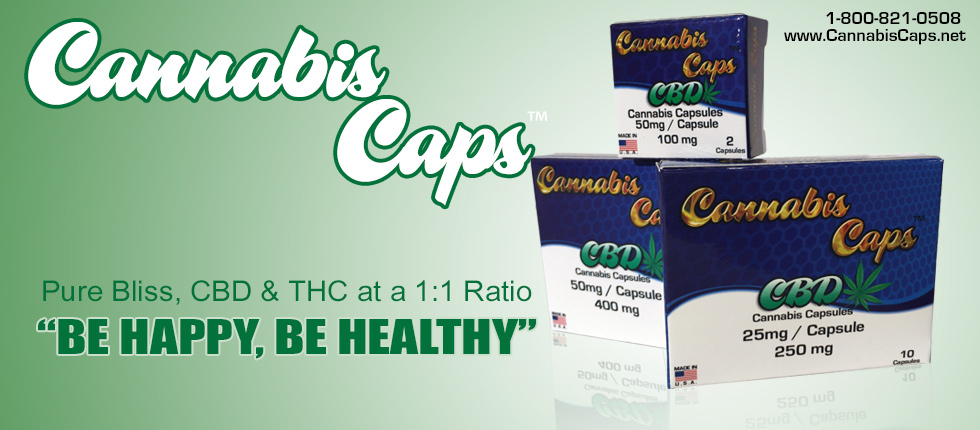 Cannabis Caps, Be Happy Be Healthy!