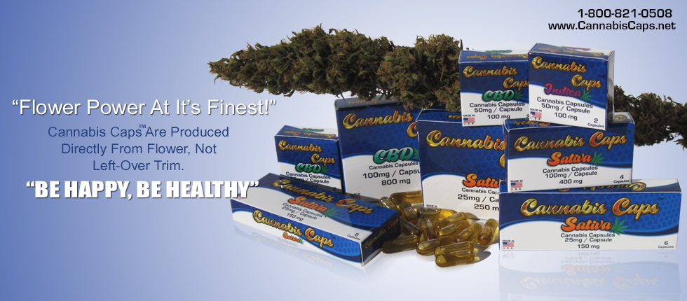 Cannabis Caps, Be Happy Be Healthy!